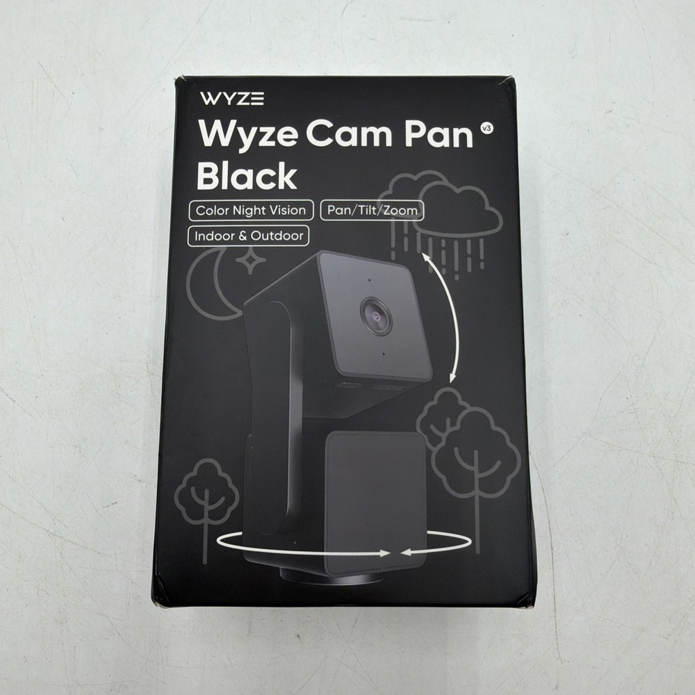 Wyze Cam Pan v3 Indoor/Outdoor IP65 1080P 360° Pan/Tilt/Zoom Wi-Fi Smart Home